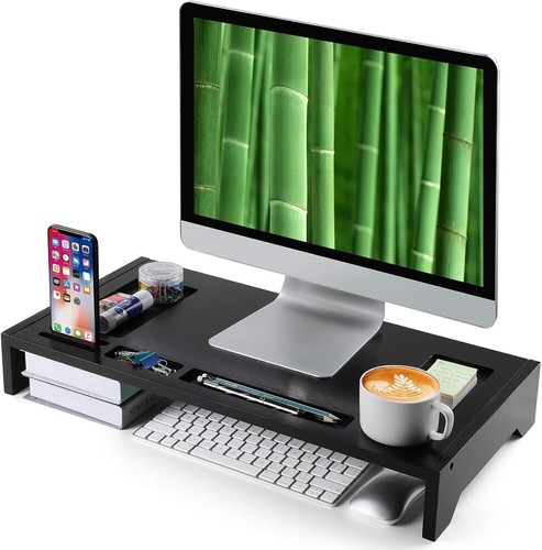 Inch bamboo monitor stand - bamboo,