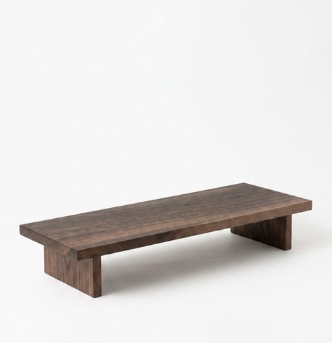 Walnut desk monitor - 30”,