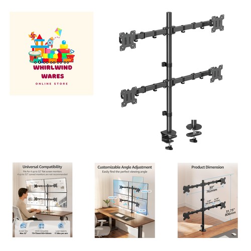Quad monitor stand - monitor, monitors