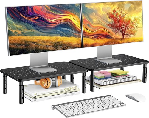 Monitor stand desk - desk, computer