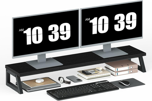 Dual monitor stand riser 39 - monitor,