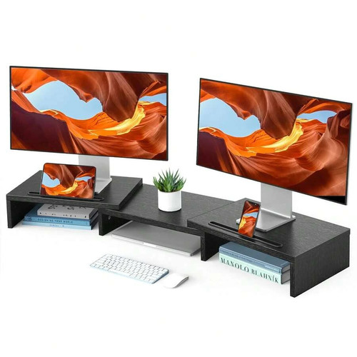 Dual monitor stand for - monitor, 2